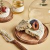 Platou pentru servire FROMAGE 18 cm, maro, lemn, Nicolas Vahé