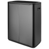 Coș de gunoi Touch top BO TOUCH BIN 2x 30 l, gri închis, oțel, Brabantia