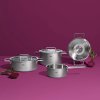 Tigaie universală PURE 20 cm, argintiu, oțel inoxidabil, Fissler
