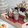 Tavă decorativă UMFLARE 34 cm, castan, lemn, Printworks