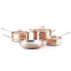 Set de vase pentru gătit CON CLASSE, set de 7 buc, cupru, Ruffoni