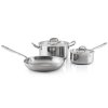 Set de vase pentru gătit CON CUORE, set de 5 buc, argint, cupru, Ruffoni
