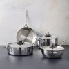 Set de vase pentru gătit OPUS PRIMA, set de 7 buc, argintiu, oțel inoxidabil, Ruffoni