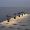 Lampă de masă portabilă PIER 25 cm, LED, negru, Stelton