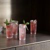 Pahar înalt pentru băuturi PILASTRO 350 ml, set de 4 buc, transparent, Stelton