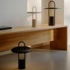 Lampă de masă portabilă PIER 33 cm, LED, negru, Stelton