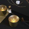 Lampă cu ulei SOLIS 11 cm, alamă, aluminiu, Stelton