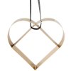 Decorațiuni de Crăciun FIGURA 9 cm, inimă, alamă, oțel inoxidabil, Stelton