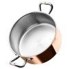 Capac pentru cratiță CON CLASSE 22 cm, cupru, Ruffoni