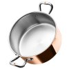 Capac pentru cratiță CON CLASSE 24 cm, cupru, Ruffoni