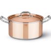 Capac pentru cratiță CON CLASSE 24 cm, cupru, Ruffoni