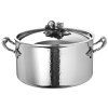 Oală de gătit OPUS PRIMA 24 cm, argintiu, oțel inoxidabil, Ruffoni