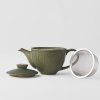 Ceainic infuzor de ceai SENCHA 400 ml, verde, ceramică, MIJ
