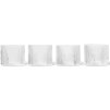 Pahar de apă RIPPLE 200 ml, set de 4 buc, transparent, ferm LIVING