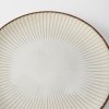 Farfurie pentru cină WHITE SENDAN 23,5 cm, alb, ceramică, MIJ
