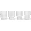 Pahar de apă RIPPLE 200 ml, set de 4 buc, transparent, ferm LIVING
