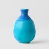 Sticlă de saké TURQUOISE, albastru, ceramică, MIJ