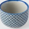 Cupa Sake SHIBORI 30 ml, albastru, ceramică, MIJ