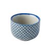 Cupa Sake SHIBORI 30 ml, albastru, ceramică, MIJ