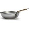 Wok MINERAL B BOIS 28 cm, argintiu, oțel, de Buyer