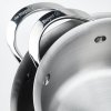 Capac pentru caserolă ALCHIMY 24 cm, argintiu, oțel inoxidabil, de Buyer