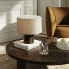 Bol de fructe FLOW 32 cm, alb, gresie, ferm LIVING