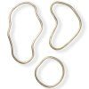 Trifoi POND, set de 3 buc, alamă, ferm LIVING