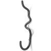 Cârlig pentru prosoape CURVATURA 20 cm, negru, alamă, ferm LIVING