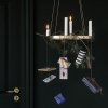 Suport de lumânare pentru cină CIRCLE 38 cm, alamă, ferm LIVING
