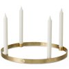 Suport de lumânare pentru cină CIRCLE 38 cm, alamă, ferm LIVING