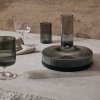Decantor de vin RIPPLE 1,7 l, gri, sticlă, ferm LIVING