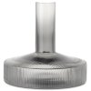 Decantor de vin RIPPLE 1,7 l, gri, sticlă, ferm LIVING