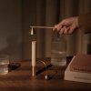 Suport de lumânare pentru cină BALANCE 11 cm, alamă, ferm LIVING