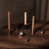 Suport de lumânare pentru cină BALANCE 11 cm, alamă, ferm LIVING