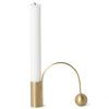 Suport de lumânare pentru cină BALANCE 11 cm, alamă, ferm LIVING