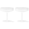 Pahar pentru șampanie RIPPLE 150 ml, set de 2 buc, alb, ferm LIVING