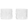 Pahar de apă DOODLE 200 ml, set de 2 buc, transparent, sticlă, ferm LIVING