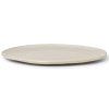Farfurie pentru cină FLOW 27 cm, alb, gresie, ferm LIVING