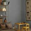 Lampă de masă portabilă VUELTA 22,5 cm, LED, alb, sticlă, ferm LIVING