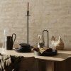 Tavă de servire GRIB 28 cm, negru, fier, ferm LIVING