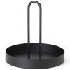 Tavă de servire GRIB 28 cm, negru, fier, ferm LIVING
