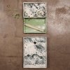 Container de depozitare MIST 10 x 7,5 cm, alb / verde, rășină, ferm LIVING