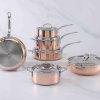Oală COPPERBOND 22 cm, 3,8 l, cupru, Hestan