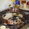 Tigaie pentru saute COPPERBOND 26 cm, 3,3 l, cupru, Hestan