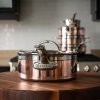 Oală COPPERBOND 16 cm, 1,4 l, cupru, Hestan