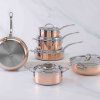 Oală COPPERBOND 16 cm, 1,4 l, cupru, Hestan