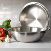 Wok pentru inducție PROBOND 36 cm, 4,7 l, oțel inoxidabil, Hestan