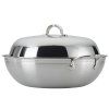 Wok pentru inducție PROBOND 36 cm, 4,7 l, oțel inoxidabil, Hestan
