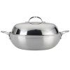 Wok pentru inducție PROBOND 36 cm, 4,7 l, oțel inoxidabil, Hestan