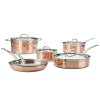 Set de vase pentru gătit COPPERBOND, set de 6 buc, cupru, Hestan